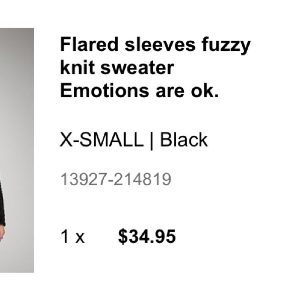 BNWT TWIK fuzzy sweater - Picture 5 of 5